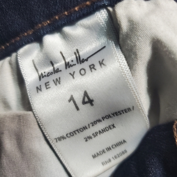 Nicole Miller New York Nomad Super High Rise Wide Leg Womens Jeans Size 14 - Picture 8 of 8
